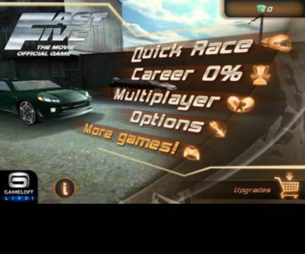 Fast Five The Movie: Official Game (iPhone)