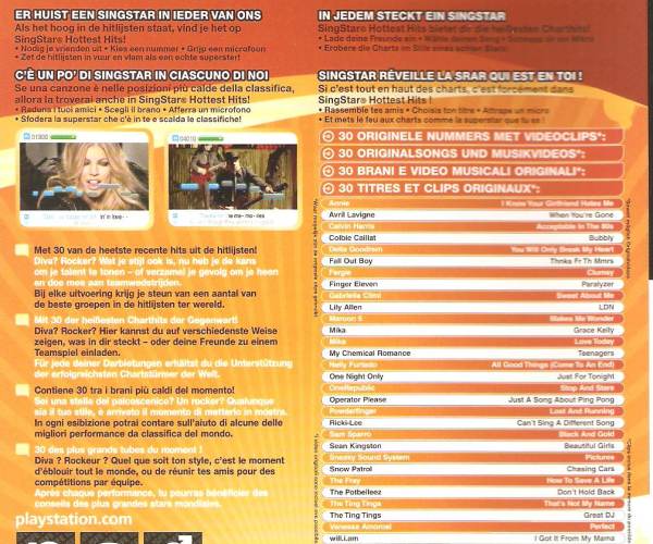 Singstar Hottest Hits