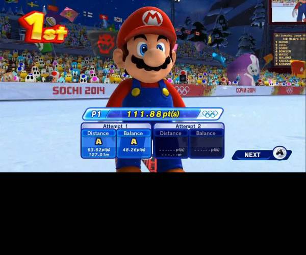 Mario & Sonic at the Sochi 2014 Olympic Winter Games