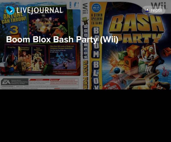 Boom Blox Bash Party