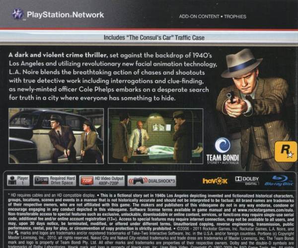 L.A. Noire (PS3)