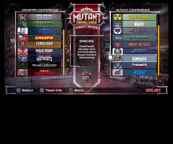 Mutant Football League: Dynasty Edition