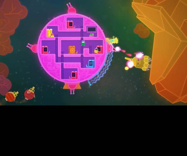 Lovers in a Dangerous Spacetime