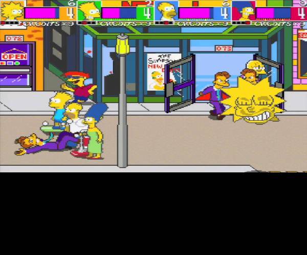 The Simpsons Arcade Game