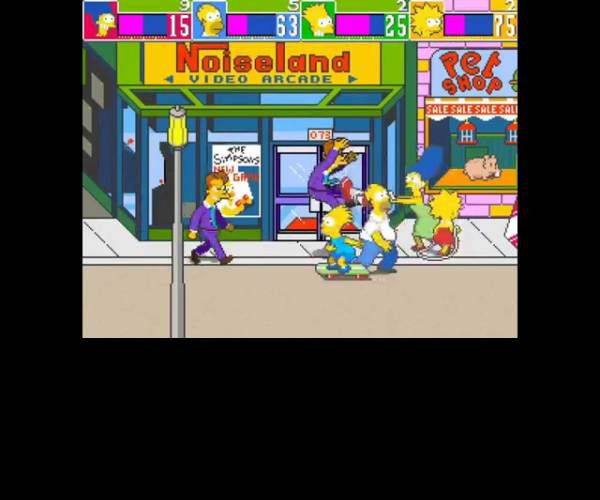 The Simpsons Arcade Game
