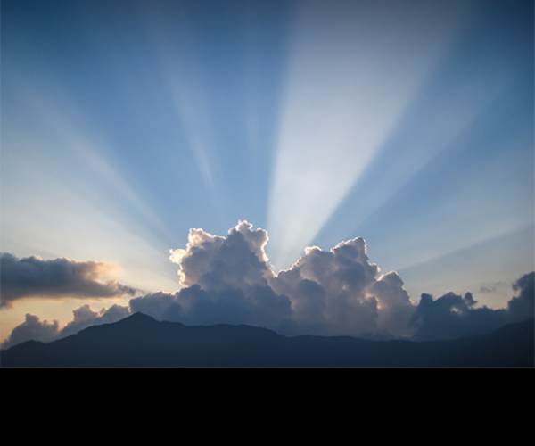 In rays of the Light