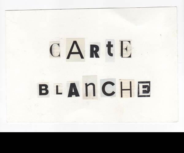 Carte Blanche