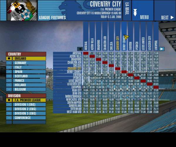 Football Manager 2001