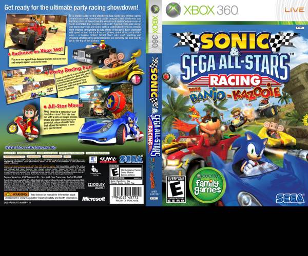 Sonic and Sega All-Stars Racing (X360)