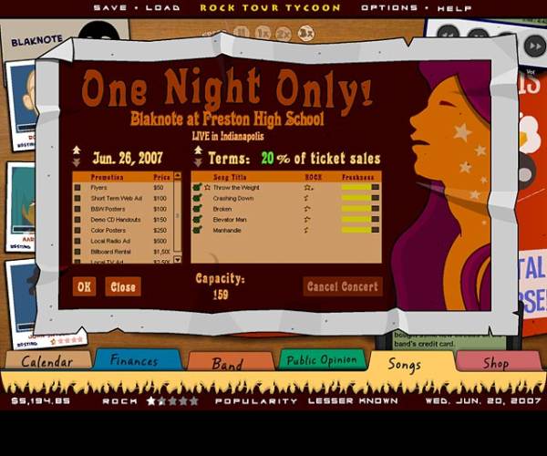 Rock Tour Tycoon