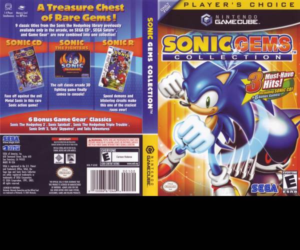 Sonic Gems Collection