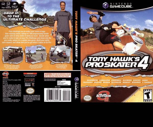 Tony Hawks pro skater 4