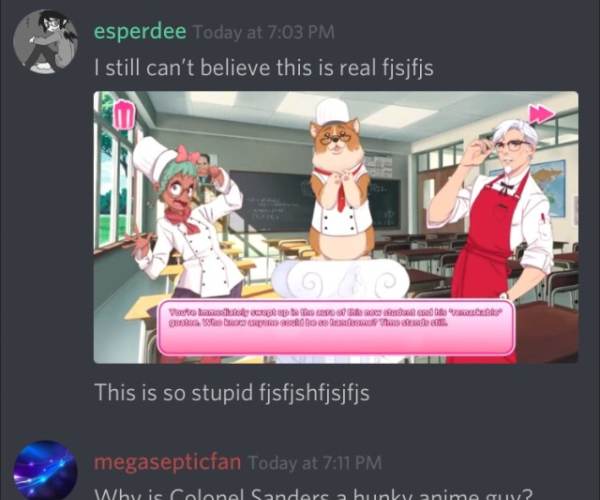 I Love You, Colonel Sanders!