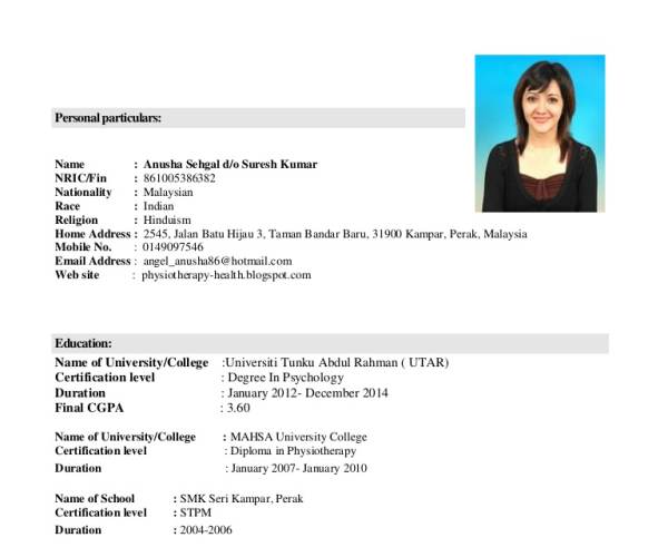 Particulars